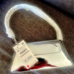 ZARA Silver Handbag NWT 👛